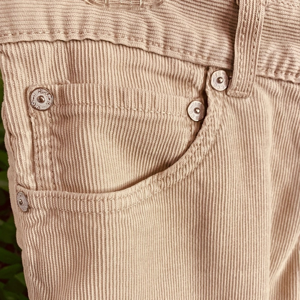 Levi’s 511 Boys 18 Slim Corduroy Pants Cream 29x29 - Picture 4 of 15